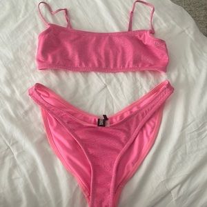 pink triangl bikini